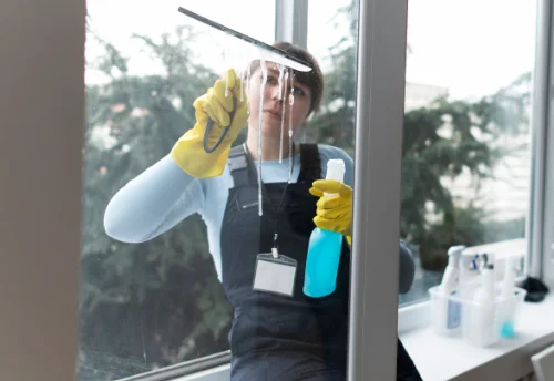 Nettoyage de vitres intérieures et extérieures à Vernantois